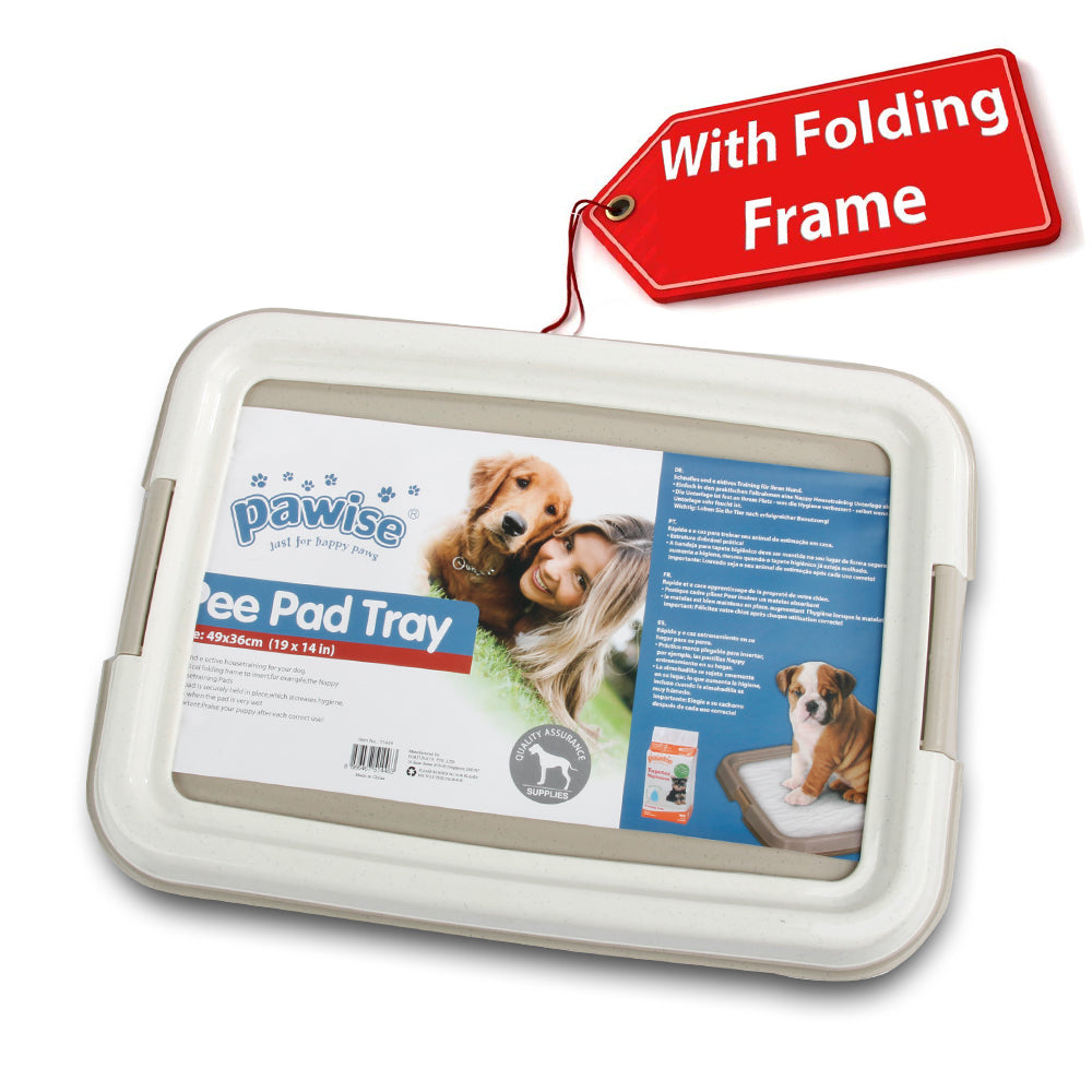 PAWISE Pee Pad Holder Puppy Training Pads Indoor Dog Potty Puppy Essentials Dog Training Holder