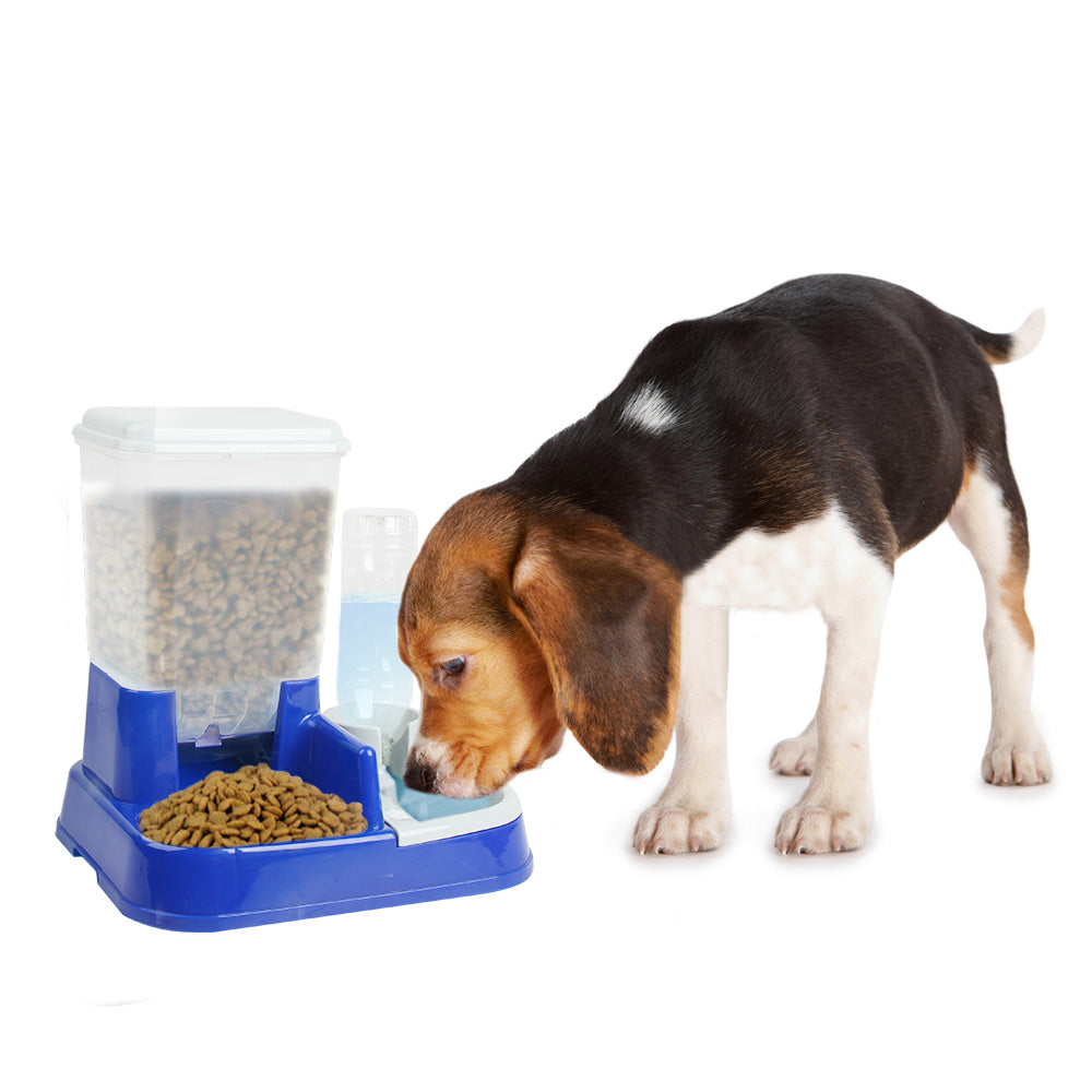 PAWISE Pet Feeder Food Dispenser Dog Self-Feeding Bowl Cat Automatic Feeder 5L Capacity