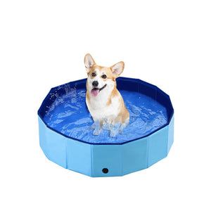 PAWISE Swimming Pool for Dogs Outdoor Foldable Pet Dog Bath Tube Collapsible