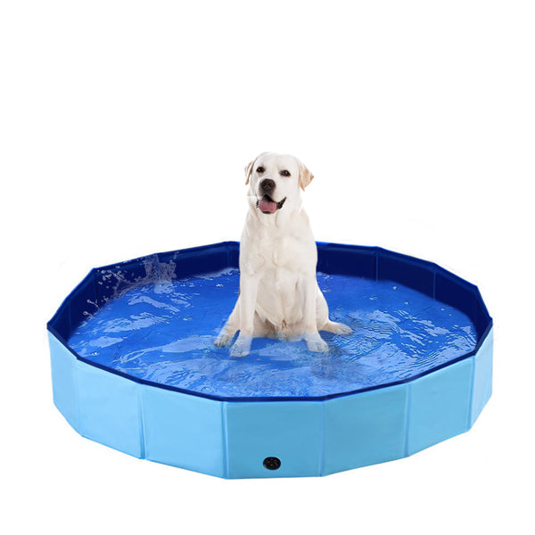 PAWISE Swimming Pool for Dogs Outdoor Foldable Pet Dog Bath Tube Collapsible