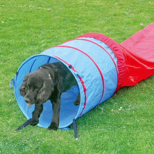 PAWISE Pet Dogs Outdoor Games Agility Exercise Training Equipment Agility Starter Kit Dog Tunnel