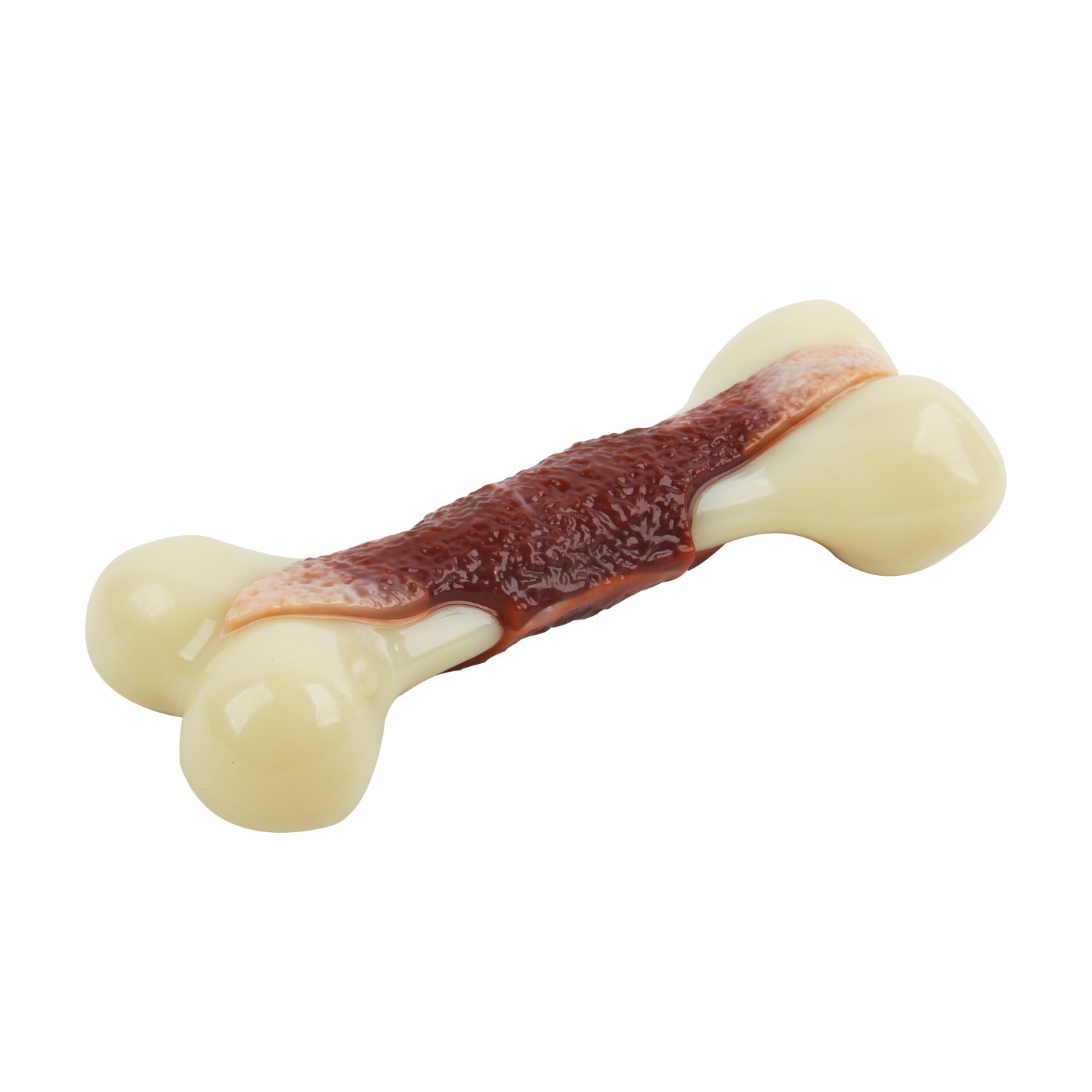 All for Paws Dog Chew Toy Super Nylon Bone for Aggressive Chewers, Strong Chew Stick Toy Beef Flavor Infused
