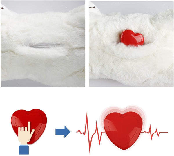 Snuggle Sheep Pet Behavioral Aid Toy (Heartbeat + WarmBag)