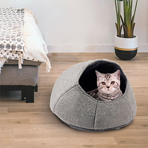 ALL FOR PAWS Cat Nest Bed Cozy Pet Bed Warm Cave Nest Sleeping Bed, Indoor Pet Cat Dog Beds