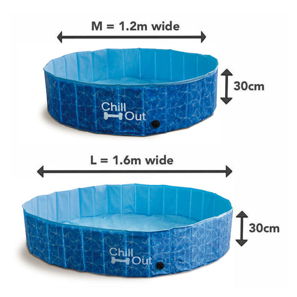 Outdoor Foldable Bathing Dog Pool (Medium)