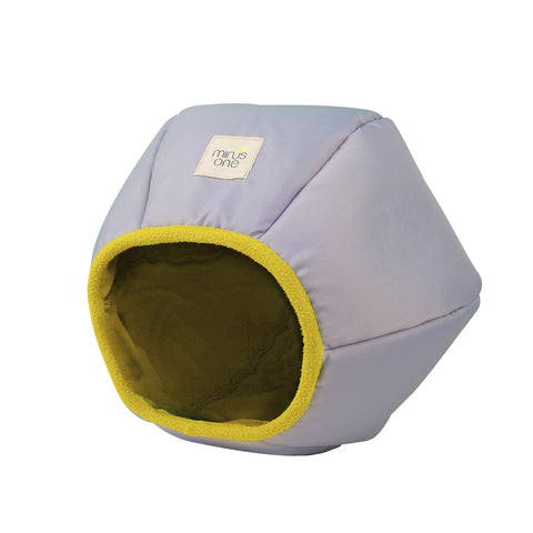MINUS ONE Cat Cave Bed, Foldable Cozy Kitty Hideaway Condo for Small Cats